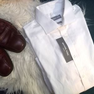 Michael Kors slim fit Dress Shirt sz L